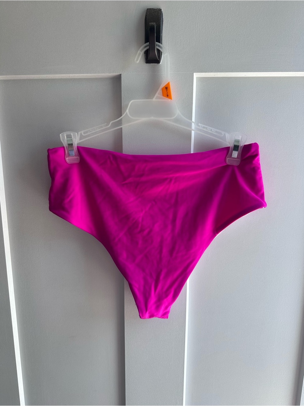 Bright Magenta Ruffled Bikini Top - Picture 3 of 3